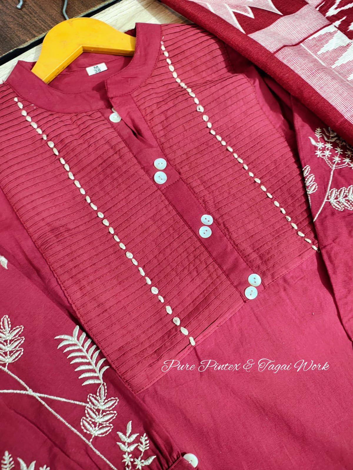 Pure Cotton Afghani Kurta Set with Dupatta